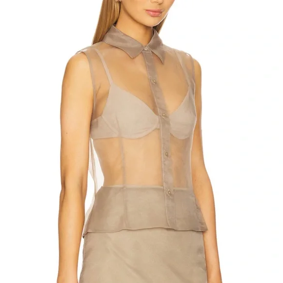 L’Academie Blaire Top in Taupe - Picture 2 of 5